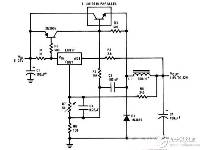 lm317擴流工作原理及方法分析