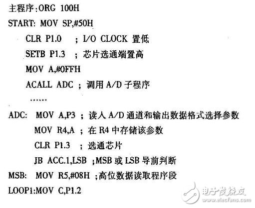 TLC2543 是TI 公司生產(chǎn)的一種12 位開關(guān)電容逐次逼近A/D 轉(zhuǎn)換器，芯片共有11個(gè)模擬輸入通道。芯片的三個(gè)控制端： 串行三態(tài)輸出數(shù)據(jù)端（DATA OUTPUT）、輸人數(shù)據(jù)端（DATA INPUT）、輸人/出時(shí)鐘（I/O CLOCK）能形成與微處理器之間數(shù)據(jù)傳輸較快和較為有效的串行外設(shè)接口一SPI。片內(nèi)具有一個(gè)14 通道多路選擇器用于在11個(gè)模擬輸人通道和3 個(gè)內(nèi)部自測試（SELF-TEST）電壓中任選一個(gè)，可通過對其8 位內(nèi)部控制寄存器進(jìn)行編程完成通道的選擇，并可對輸出結(jié)果的位數(shù)、MSB/I.SB 導(dǎo)前和極性進(jìn)行選擇。