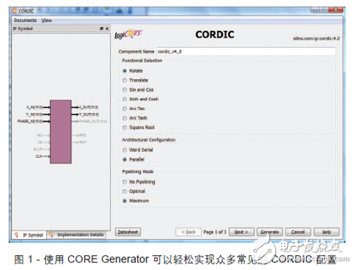 關(guān)于FPGA設(shè)計(jì)中使用CORDIC算法的教程分享