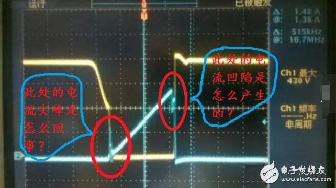 mosfet管開(kāi)關(guān)電流波形問(wèn)題分析