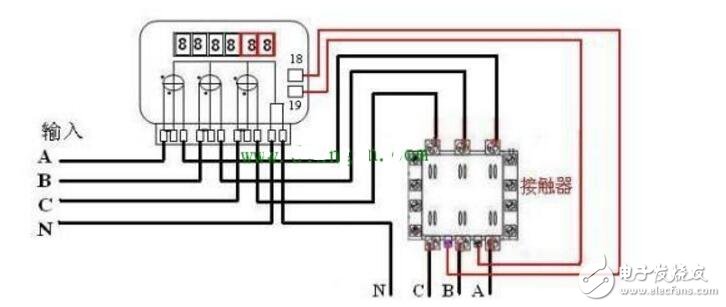 三相四線制中零線接地線怎么接,三相四線制供電原理