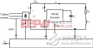 圖5采用并聯(lián)聯(lián)結(jié)的直流有源電力濾波器