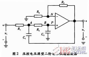 壓控電壓源型濾波電路設(shè)計