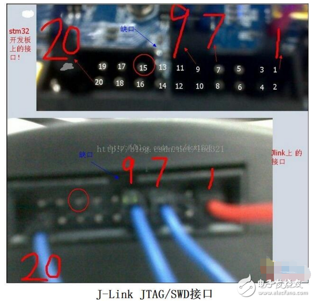 jlink仿真器設(shè)置swd的方法