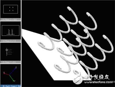 基于安捷倫使用有限時域差分算法(FDTD)進(jìn)行螺旋天線仿真