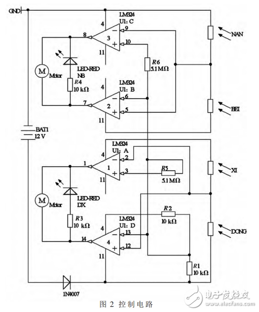 基于比較器lm324的光電探測器控制電路的設(shè)計(jì)與實(shí)現(xiàn)