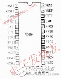  基于可變?cè)鲆娣糯笃鰽D604的超聲衰減補(bǔ)償電路