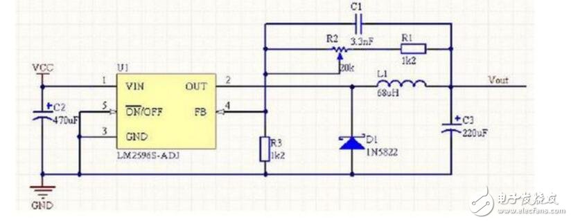 lm2596工作原理詳解_引腳圖及功能_內(nèi)部結(jié)構(gòu)_特性參數(shù)及應(yīng)用電路