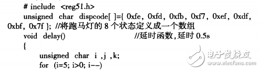 MCS-51單片機控制跑馬燈的三種方法