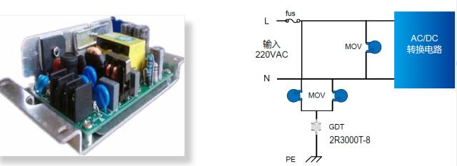 關(guān)于開(kāi)關(guān)電源之雷擊浪涌的圖文詳解