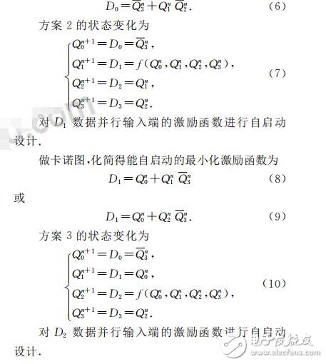 74ls194實(shí)現(xiàn)環(huán)形計(jì)數(shù)器