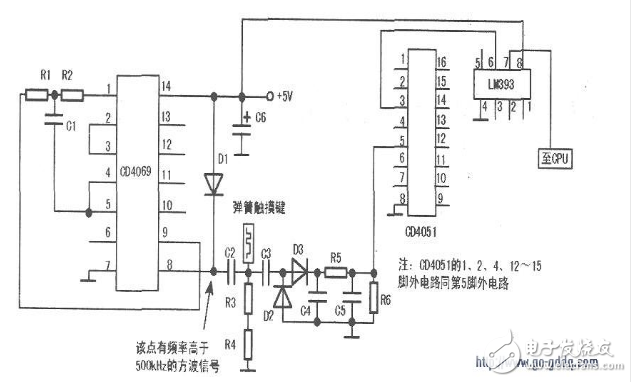 cd4069電路圖_cd4069典型應(yīng)用電路