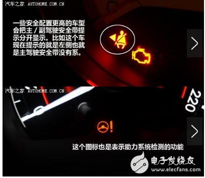 汽車儀表盤指示燈大全（圖解）_汽車儀表盤指示燈詳解