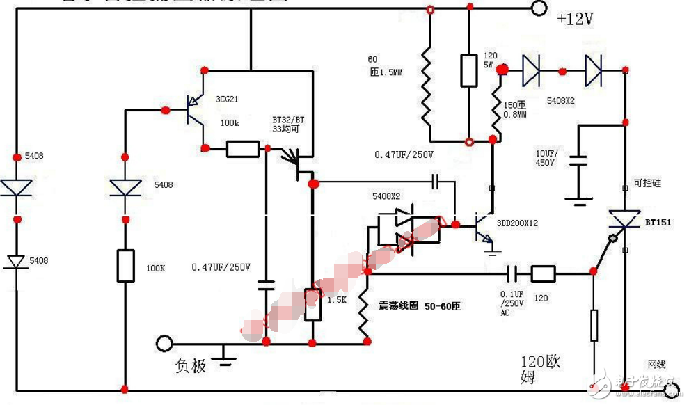 電子捕魚器原理與制作電路圖集