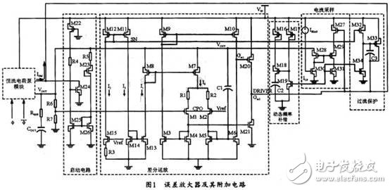 LED驅(qū)動器低噪聲恒流電荷泵的誤差放大器EA設(shè)計