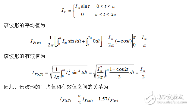 電力二極管作用及參數(shù)