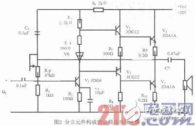 關于OTL音頻功率放大電路的設計