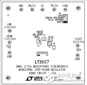 [原創(chuàng)] Linear LT8607 42V 750mA同步降壓穩(wěn)壓器解決方案