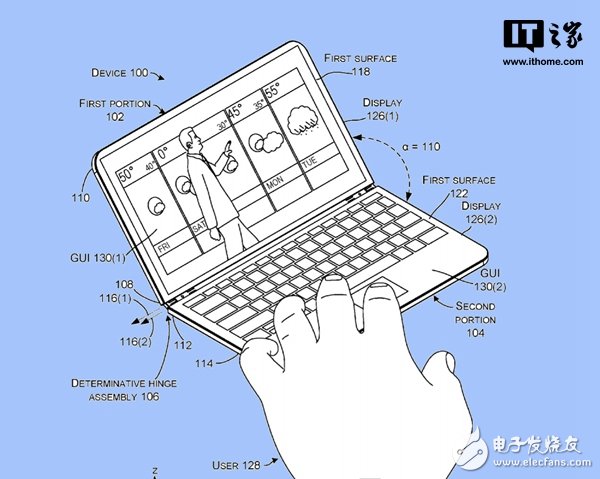 微軟新專(zhuān)利曝光，具有“筆記本模式”