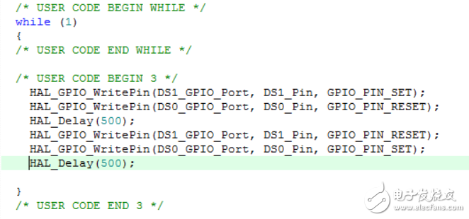 關(guān)于stm32跑馬燈的程序