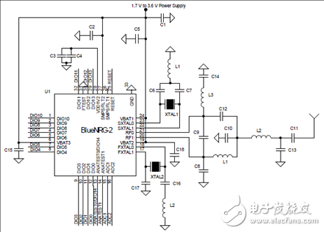 ST BlueNRG-2藍(lán)牙低功耗(BLE)無線系統(tǒng)芯片開發(fā)方案